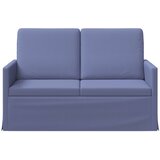  Kauč za dvoje Traper plava 130 x 81 x 82 cm Tkanina Slike
