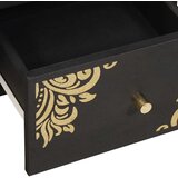 TV ormar s ladicama Crna 70 x 33 x 46 cm Čvrsto drvo manga | shoptok.hr
