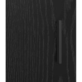 vidaXL Kreveta Crni hrast 30 x 80 x 119.5 cm Konstruirano drvo | shoptok.hr