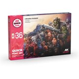 AK Interactive Quick Paint Set - 36 Quick Gen Boja (+2 Četkice) AK17601 Cene