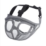 INF Zračen nagobčnik za buldoge: zaščita pred ugrizi in požiranjem za pse s kratkim smrčkom Grey XS, (5000240012) | Shoptok.si