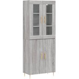  Visoka komoda siva sonome 69,5x34x180 cm od konstruiranog drva | shoptok.hr