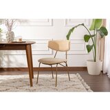 Hanah home stolica nancy - beige, gold beigegold chair set (2 pieces) Cene