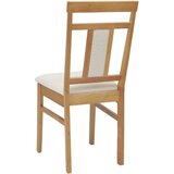  Stolac za blagovanje 2 pcs Prirodna i svijetla Čvrsto drvo | shoptok.hr