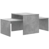 Komplet klubskih mizic betonsko siv 100x48x40 cm iverna plošča, (20715760) | Shoptok.si