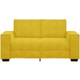  Dvosjed Kauč Žuti 160x78x84 cm Baršun | Shoptok.si