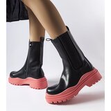 Gemre Black ankle boots on a colorful sole Delebio | shoptok.hr