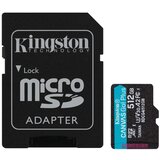 Kingston Memorijska kartica U3 V30 microSDXC 512GB Canvas Go Plus 200MB/s A2 + adapter SDCG4/512GB | ePonuda.com