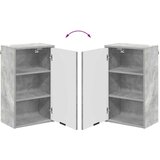 vidaXL Kupaonski ormar Beton siva 39 x 23.5 x 65 cm Konstruirano drvo | shoptok.hr