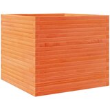 Maison Chic Vrtno cvetlično korito - Cvetlični Lonec vošč. rjavo 80x80x68,5 cm trdna borovina, (21788682) Cene