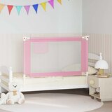  Sigurnosna ograda za dječji krevet ružičasta 120x25 cm tkanina | shoptok.hr
