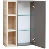Pelipal Sivi/u prirodnoj boji zidni kupaonski ormarić u dekoru bora 70x45 cm Quickset 394 – | shoptok.hr