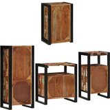 vidaXL Set namještaja za kupaonicu Zidne 4 pcs Čvrsto reciklirano drvo | shoptok.hr