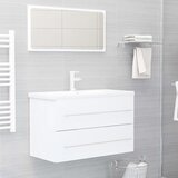 Ormarić za umivaonik bijeli 80 x 38,5 x 48 cm konstruirano drvo | shoptok.hr