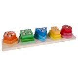 Kruzzel drveni sorter oblika s 15 elemenata na stupićima | shoptok.hr