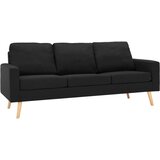  Sedežna garnitura 2-delna blago črna, (20910954) | Shoptok.si