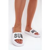 VINCEZA Women's Slippers On Thick Sole SUMMER White 76051 | shoptok.hr