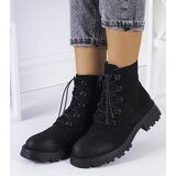 Gemre Cesterfield black eco-suede ankle boots | shoptok.hr