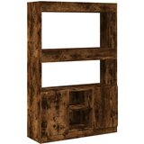 Maison Chic Visoka omara - Komoda - Predalnik dimljeni hrast 92x33x140 cm inženirski les, (21719533) Cene