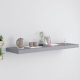 Maison Chic Stenska polica - Viseča Polica siva 90x23,5x3,8 cm MDF, (21784930) | Shoptok.si