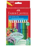  BOJE DRVENE 12BOJA JUMBO GRIP FABER-CASTELL 110912 BLISTER | Shoptok.si