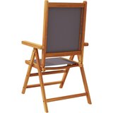  Vrtni naslonjači 6 kom antracit od tkanine i masivnog drva | shoptok.hr