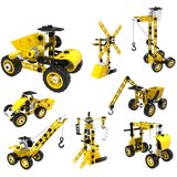 Kockice za slaganje građevinskih strojeva 8u1 - 100el | Shoptok.si