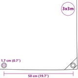 CERADA 650 g/m² 3 x 3 m crna | shoptok.hr