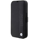 BMW USNJEN OVITEK S TEKSTURO IN ČRTAMI ZA IPHONE 14 PRO ČRN OVITEK, (21899224) Cene
