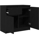  Komoda s ladicama crni hrast 71x35x65 cm konstruirano drvo | Eponuda.com