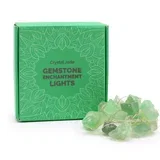 Čarobne lučke s kristali – Kristalni žad (Crystal Jade) - Gemstone, led lights - Božič - Baby shower