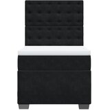 Box spring krevet s madracem crni 100x200 cm baršunasti | shoptok.hr
