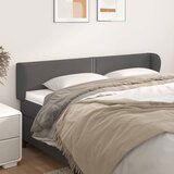 vidaXL Uzglavlje s ušima sivi 203x23x78/88 cm od umjetne kože Cijene