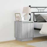 vidaXL Nočne omarice Komplet 2 Siva sonoma Inženirski les | Shoptok.si