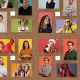 vidaXL okvir za 24 fotografije (13 x 18 cm) svjetlosmeđi mdf | shoptok.hr
