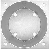  Okrugli sidrište u zemlji 4 pcs Srebrna 15 x 15 x 15 cm Metal | Eponuda.com