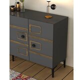 Hanah home Komoda Esta KB150 Anthracite Walnut