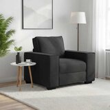 SOFA fotelja crna 100x78x84 cm baršun | shoptok.hr