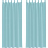 Voile zavjese s petljama 2 kom. tirkizne 140x260 cm | shoptok.hr