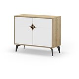 Marckeric Bela/v naravni barvi omarica v hrastovem dekorju 95x79 cm Nola – | Shoptok.si
