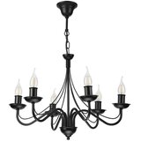  Luster na lancu ANTON 6xE14/60W/230V crne boje | Eponuda.com