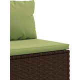vidaXL 10-dijelni set vrtnih sofa od poliratana s jastucima smeđi | shoptok.hr