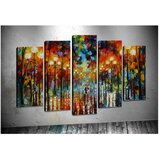 Tablo Center set od 5 slika Night Lights Cijene