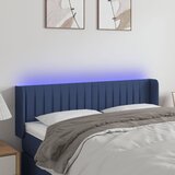  LED uzglavlje plavo 147x16x78/88 cm od tkanine Cijene