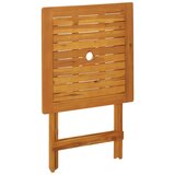  3-dijelni bistro set od polipropilen i masivnog drva crni | shoptok.hr