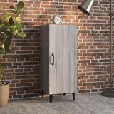  Komoda siva sonoma 34,5x34x90 cm konstruiran les, (20654804) Cene