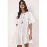 Trendyol Milla Ženska haljina Tbess25El00135, Krem | Eponuda.com