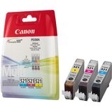 Canon komplet kartuš CLI-521 Z (modra, rumena, škrlatna), original Cene