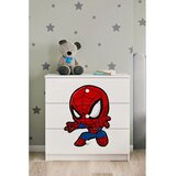  Dječja komoda - SPIDERMAN - bijela | shoptok.hr