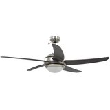The Living Store Ukrasni stropni ventilator sa svjetlom 128 cm smeđi Cijene